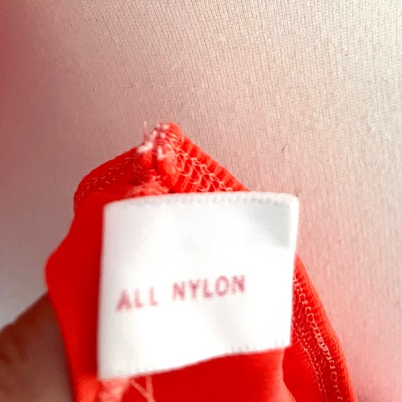 Vintage 60’s Sears mod orange cream lace chemise slip nightie & panties set - Picture 11 of 11